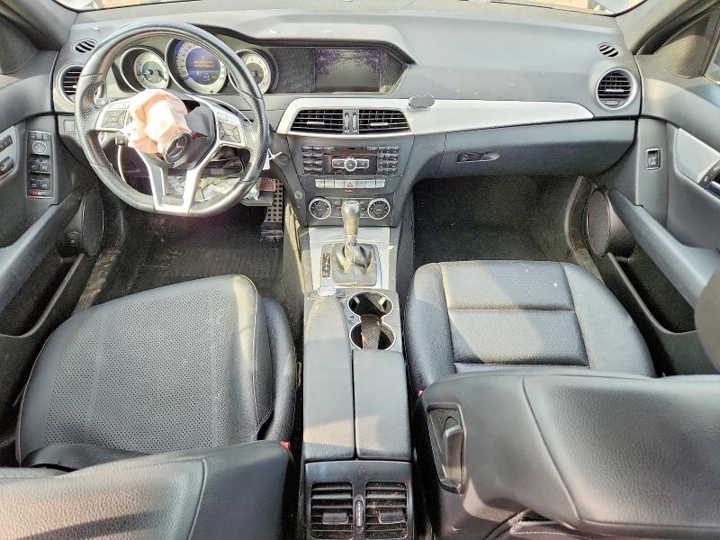 2014 Mercedes-benz C-klasse VIN WDDGF8ABXER313626 COPART salvage auction — FRONT END, Il - Salvage Certificate, sold $1,150 on 2026-07-17 (photo 8)