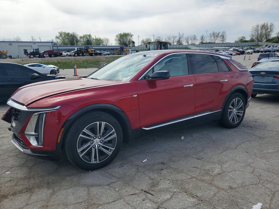 2024 Cadillac Lyriq VIN 1GYKPPRL3RZ110859 COPART salvage auction — FRONT END, Mo - Salvage Certificate Of Title, sold $12,000 on 2026-07-10 (photo 1)