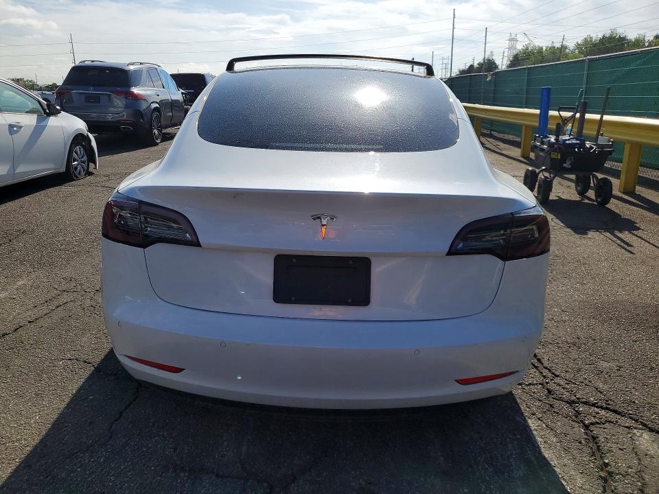2022 Tesla Model 3 VIN 5YJ3E1EB6NF321449 COPART salvage auction — REAR END, Co - Public - Salvage Title, sold $8,000 on 2026-07-09 (photo 6)