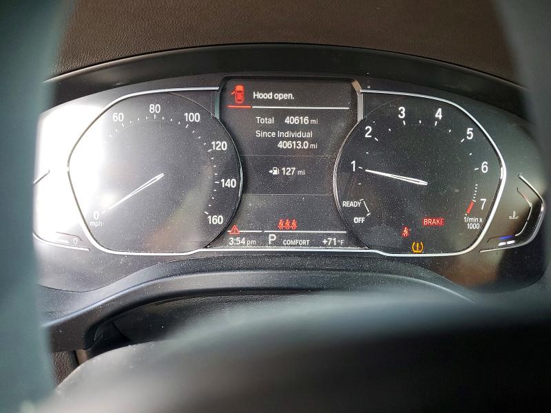 2022 BMW VIN 5UX53DP01N9K32795 COPART salvage auction — FRONT END, Pa - Certificate Of Salvage, sold $17,200 on 2026-07-17 (photo 9)