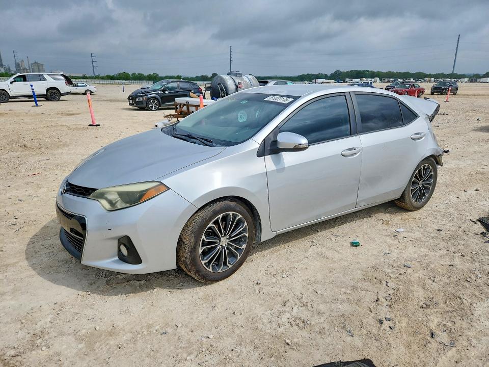 2015 Toyota Corolla VIN 5YFBURHE7FP232644 COPART salvage auction — REAR END, Id - Salvage Certificate Of Title, sold $1,000 on 2026-07-09 (photo 1)