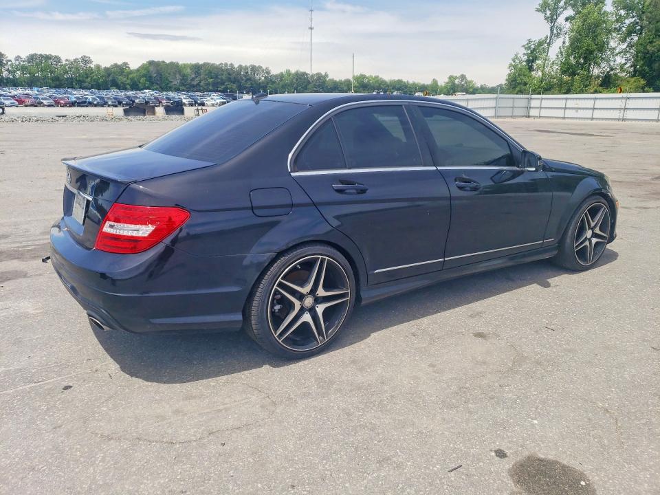 2013 Mercedes-benz C class VIN WDDGF5HB2DA849522 COPART salvage auction — FRONT END, Nc - Salvage Certificate Of Title, sold $2,650 on 2026-07-07 (photo 3)