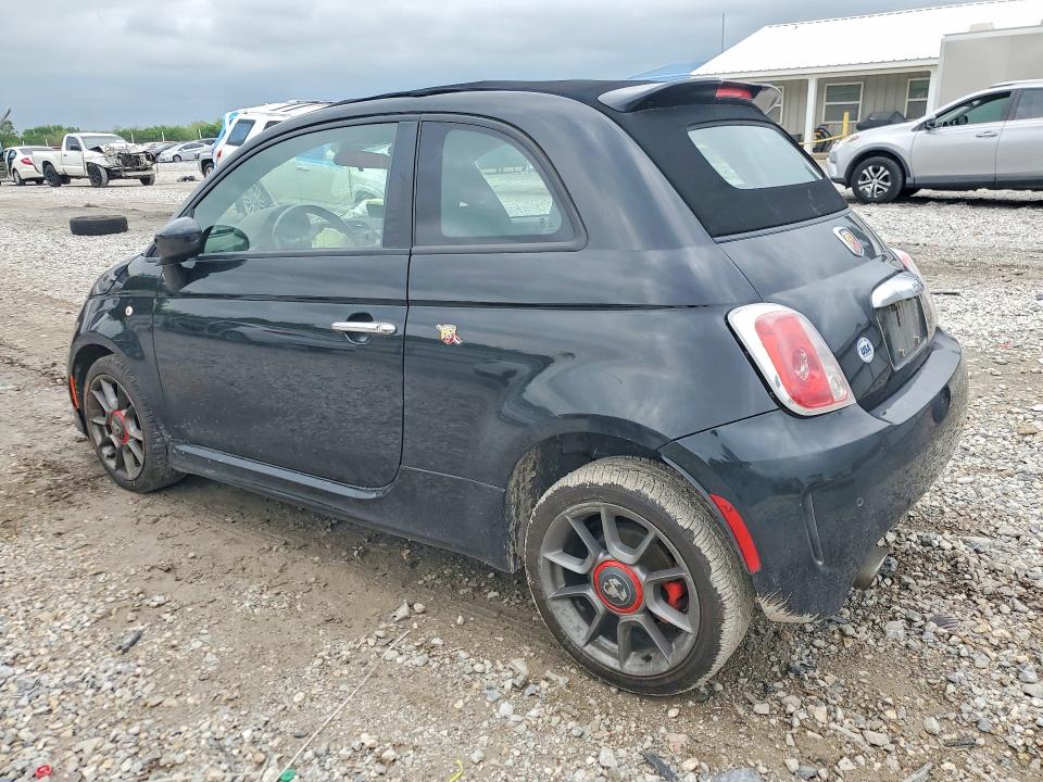 2013 Fiat 500 VIN 3C3CFFJH1DT672245 COPART salvage auction — FRONT END, Salvage Title, sold $100 on 2026-08-03 (photo 2)