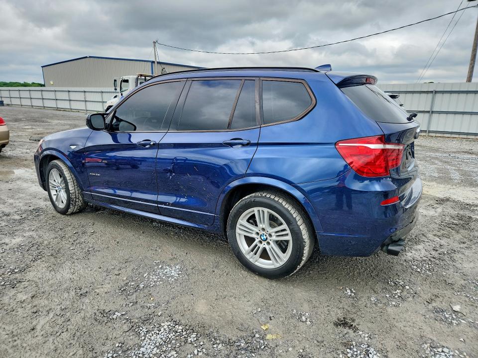 2012 BMW X3 VIN 5UXWX5C57CL718298 COPART salvage auction — REAR END, Nc - Salvage Certificate Of Title, sold $1,700 on 2026-07-29 (photo 2)