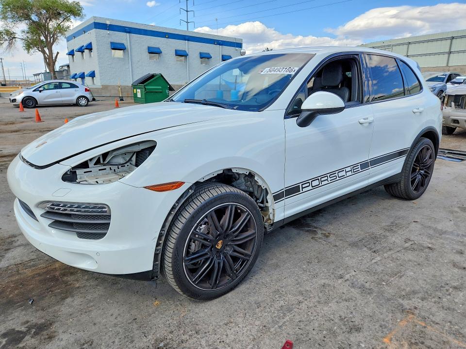 2014 Porsche Cayenne VIN WP1AB2A2XELA58468 COPART salvage auction — FRONT END, Salvage Title, sold $1,600 on 2026-07-13 (photo 1)