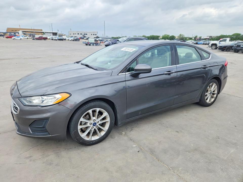 2019 Ford Fusion VIN 3FA6P0HD2KR136426 COPART salvage auction — FRONT END, Tx - Certificate Of Title, sold $2,250 on 2026-07-02 (photo 1)