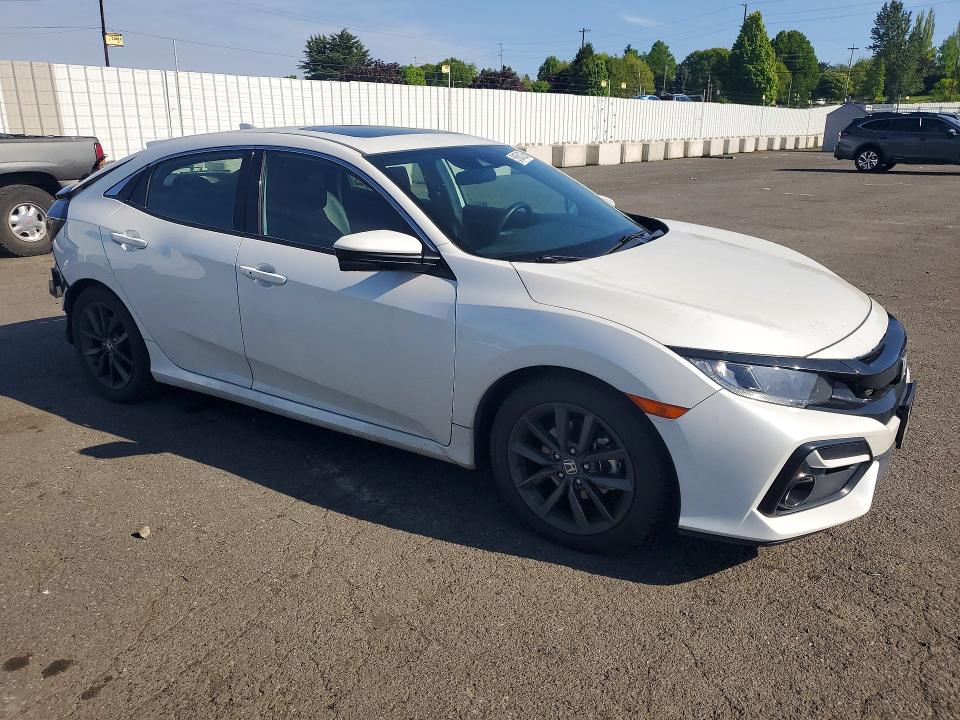 2020 Honda Civic VIN SHHFK7H69LU415845 COPART salvage auction — REAR END, Or - Salvage Title Certificate, sold $6,300 on 2026-07-06 (photo 4)