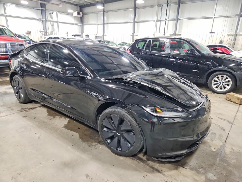 2025 Tesla Model 3 VIN 5YJ3E1EA1SF014029 COPART salvage auction — REAR END, Mn - Cert Of Title-Salvage, sold $11,600 on 2026-07-02 (photo 4)