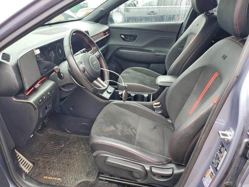 2024 Hyundai Kona VIN KM8HACA34RU177792 COPART salvage auction — REAR END, ON - PERMIT SALVAGE, sold $7,800 on 2026-07-28 (photo 7)