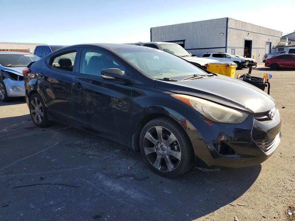 2013 Hyundai Elantra VIN KMHDH4AE9DU544163 COPART salvage auction — REAR END, NV, sold $1,150 on 2026-07-22 (photo 4)