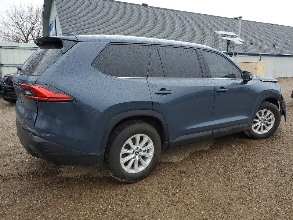 2024 Toyota Highlander VIN 5TDAAAB53RS039983 COPART salvage auction — FRONT END, Mi - Certificate Of Title, sold $22,000 on 2026-07-08 (photo 3)