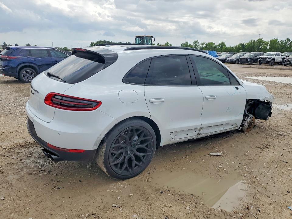 2018 Porsche Macan VIN WP1AB2A58JLB33320 COPART salvage auction — FRONT END, Tx - Salvage Vehicle Title, sold $8,300 on 2026-07-07 (photo 3)
