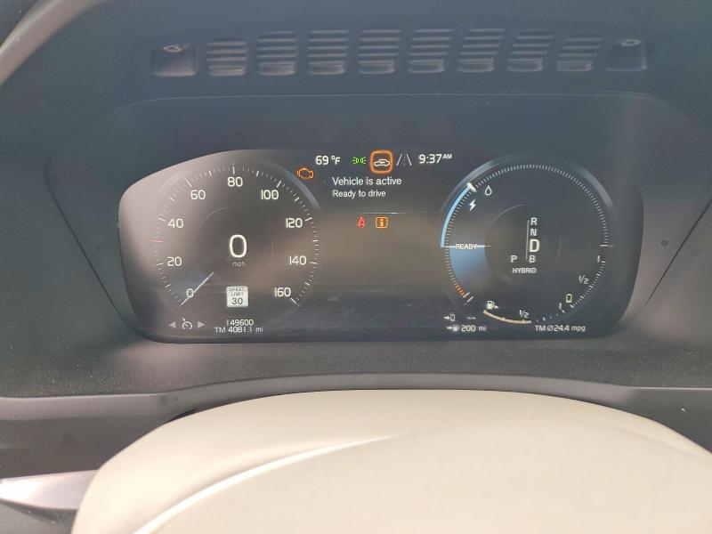 2016 Volvo Xc90 VIN YV4BC0PK9G1050937 COPART salvage auction — NORMAL WEAR, TX, sold $4,600 on 2026-07-13 (photo 9)