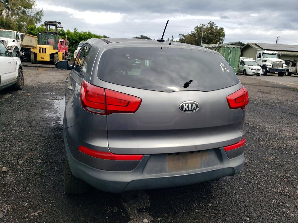 2016 Kia Sportage VIN KNDPBCAC1G7873969 COPART salvage auction — MECHANICAL, HI - CERT OF TITLE-REPOSSESSION, sold $1 on 2026-07-20 (photo 6)