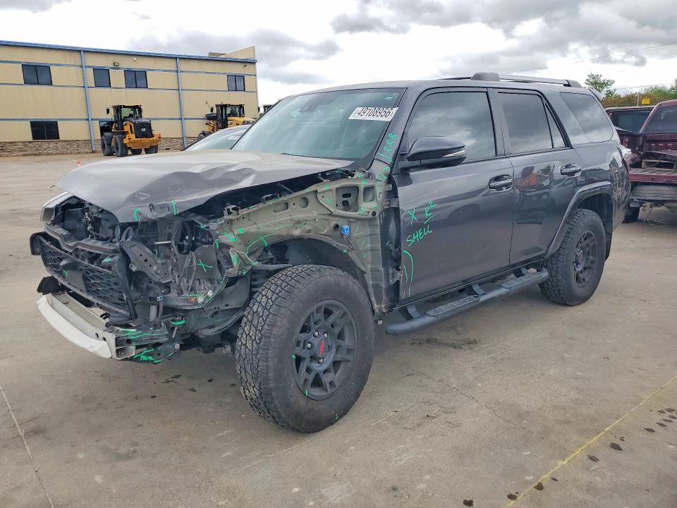 2022 Toyota 4runner VIN JTENU5JR4N5986529 COPART salvage auction — FRONT END, Tx - Salvage Vehicle Title, sold $16,200 on 2026-07-09 (photo 1)