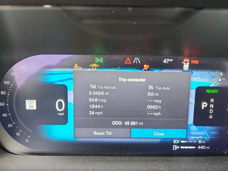 2023 Volvo Xc90 VIN YV4H600A5P1914904 COPART salvage auction — FRONT END, Co - Public - Salvage Title, sold $25,500 on 2026-07-29 (photo 9)