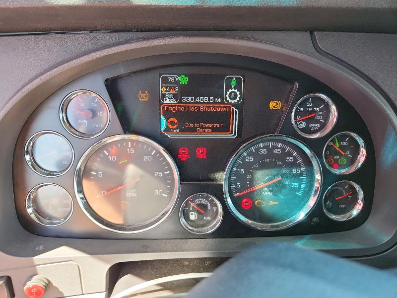 2020 Kenworth T680 VIN 1XKYDP9X9LJ290791 COPART salvage auction — MINOR DENT/SCRATCHES, NE - CERT OF TITLE-REBUILT SALVAGE, sold $23,600 on 2026-07-14 (photo 8)