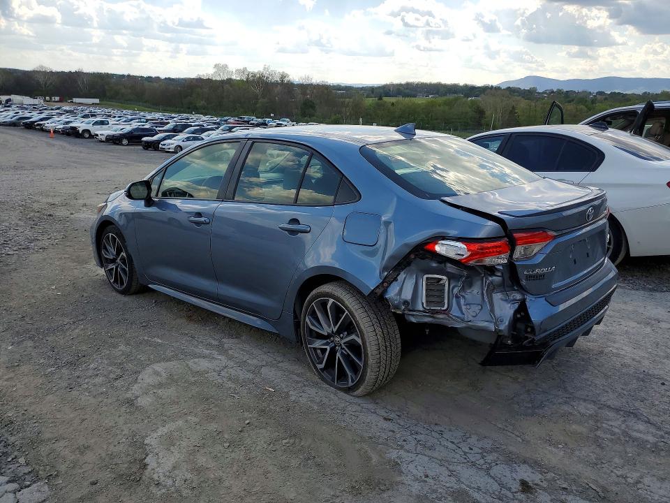 2020 Toyota Corolla VIN JTDS4RCE9LJ034395 COPART salvage auction — REAR END, Md - Cert Of Salvage > 75% Damage, sold $5,100 on 2026-07-10 (photo 2)