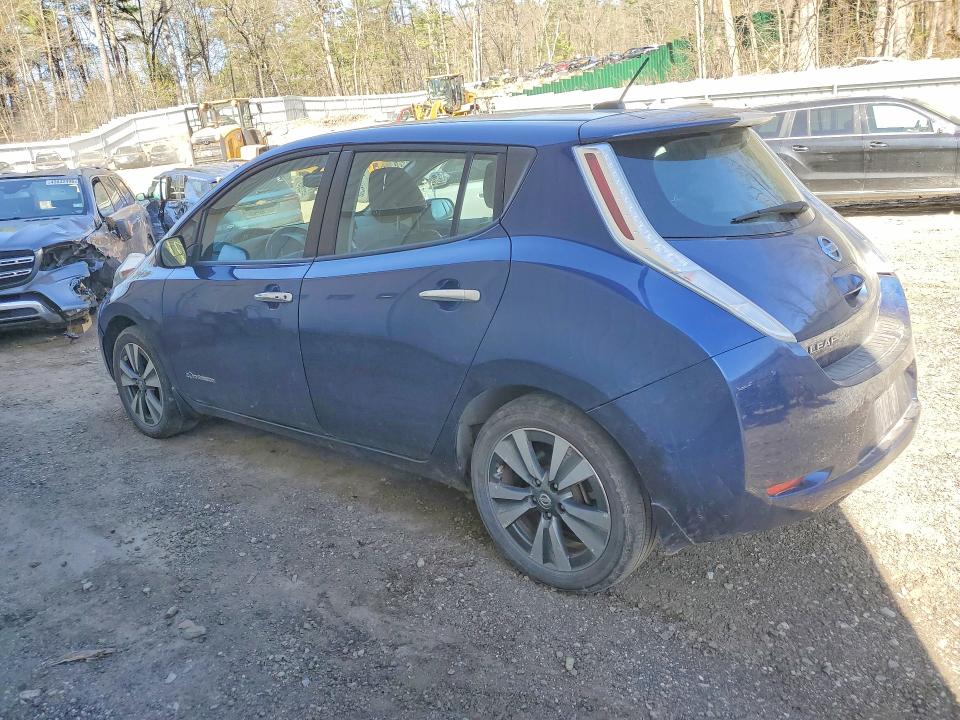 2017 Nissan Leaf VIN 1N4BZ0CP1HC310603 COPART salvage auction — REAR END, Vt - Cert Of Title-Salvage Vehicle, sold $850 on 2026-07-06 (photo 2)