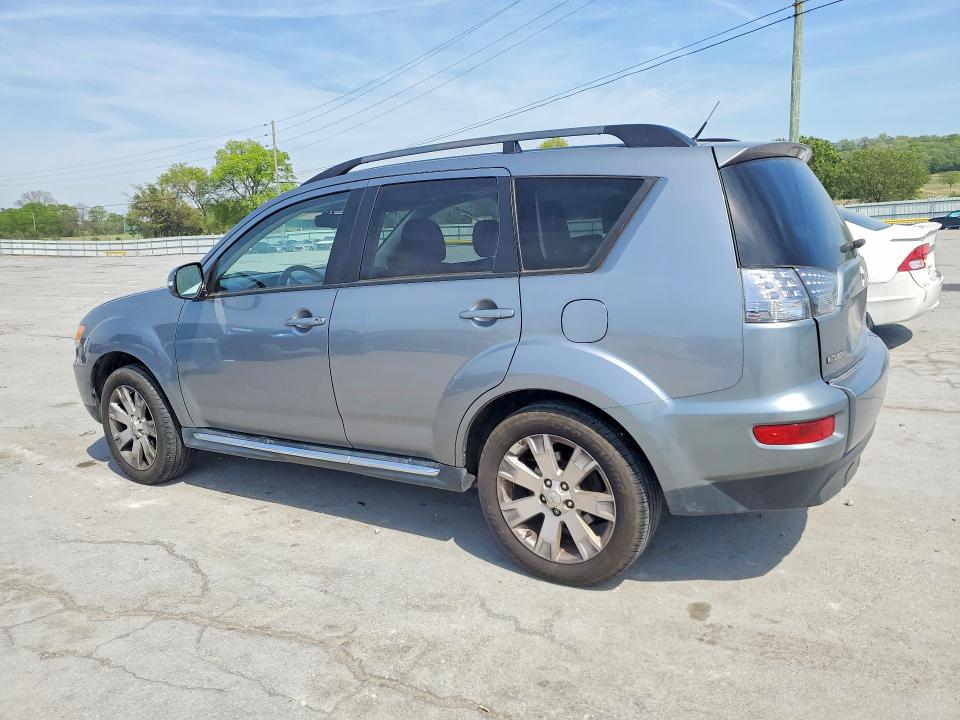 2013 Mitsubishi Outlander VIN JA4JT3AW0DU005210 COPART salvage auction — REAR END, Tn - Salvage Certificate, sold $675 on 2026-07-29 (photo 2)