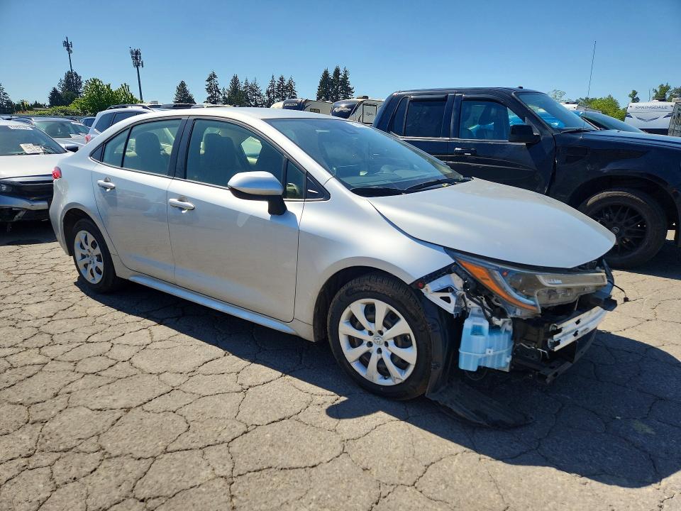 2020 Toyota VIN JTDEPRAE3LJ065200 COPART salvage auction — FRONT END, Or - Lien Papers Salvage, sold $4,700 on 2026-07-27 (photo 4)