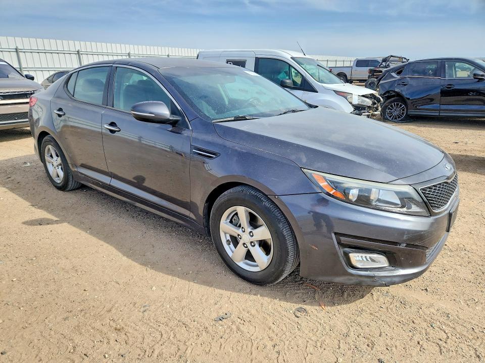 2015 Kia Optima VIN 5XXGM4A74FG438579 COPART salvage auction — SIDE, Ca - Salvage Certificate, sold $1,500 on 2026-07-20 (photo 4)