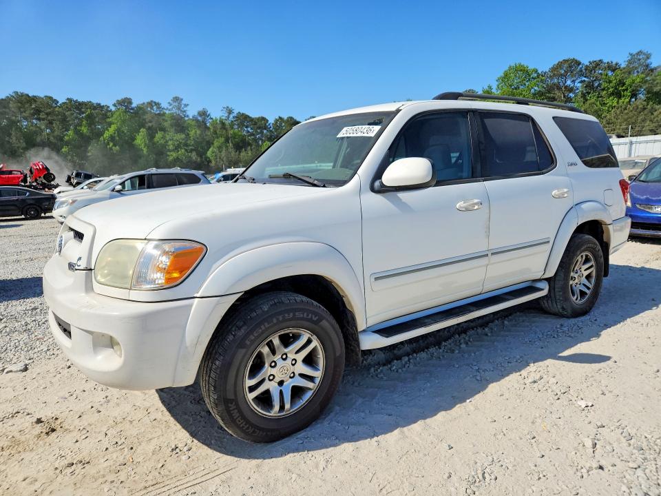 2007 Toyota Sequoia VIN 5TDZT34A07S286720 COPART salvage auction — MECHANICAL, Ga - Certificate Of Title, sold $925 on 2026-07-07 (photo 1)