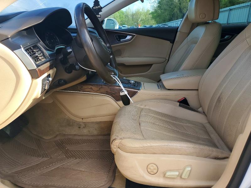 2012 Audi A7 VIN WAU3GAFC9CN163556 COPART salvage auction — FRONT END, Mo - Salvage Certificate Of Title, sold $775 on 2026-07-10 (photo 7)