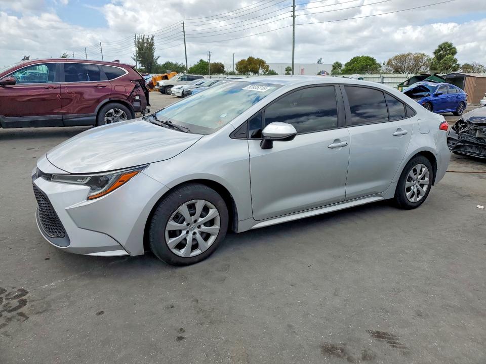 2020 Toyota Corolla VIN 5YFEPRAE2LP061960 COPART salvage auction — SIDE, FL, sold $4,750 on 2026-07-27 (photo 1)