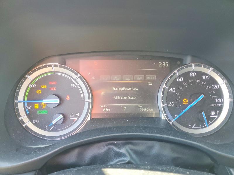 2022 Toyota Highlander VIN 5TDGBRCH9NS539400 COPART salvage auction — FRONT END, Ca - Salvage Certificate, sold $15,600 on 2026-07-29 (photo 9)