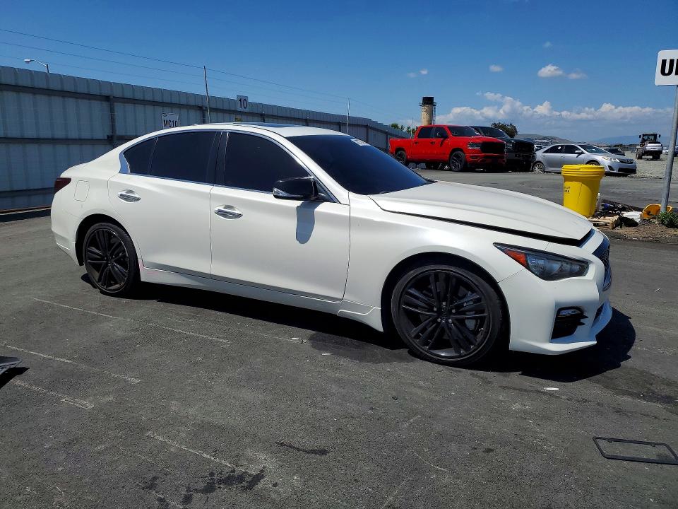 2017 Infiniti Q50 VIN JN1EV7AP8HM731701 COPART salvage auction — VANDALISM, Salvage Title, sold $1,200 on 2026-07-20 (photo 4)