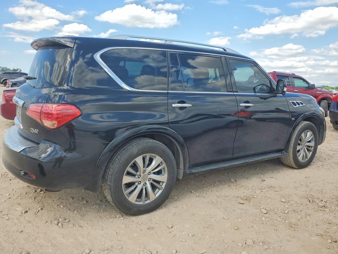 2017 Infiniti QX80 VIN JN8AZ2NE9H9158312 COPART salvage auction — Minor Dent/Scratches, TX - CERTIFICATE OF TITLE (P), sold $4,400 on 2026-07-08 (photo 3)