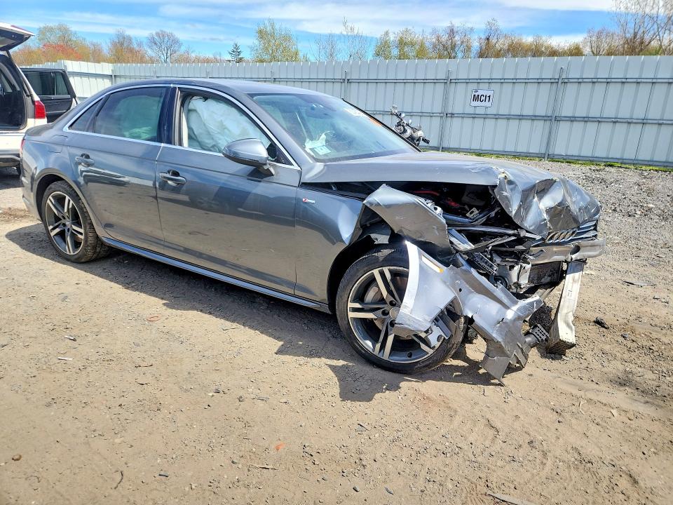 2017 Audi A4 VIN WAUENAF47HN037355 COPART salvage auction — FRONT END, Ma - Cert Of Title-Salvage, sold $1,700 on 2026-07-09 (photo 4)
