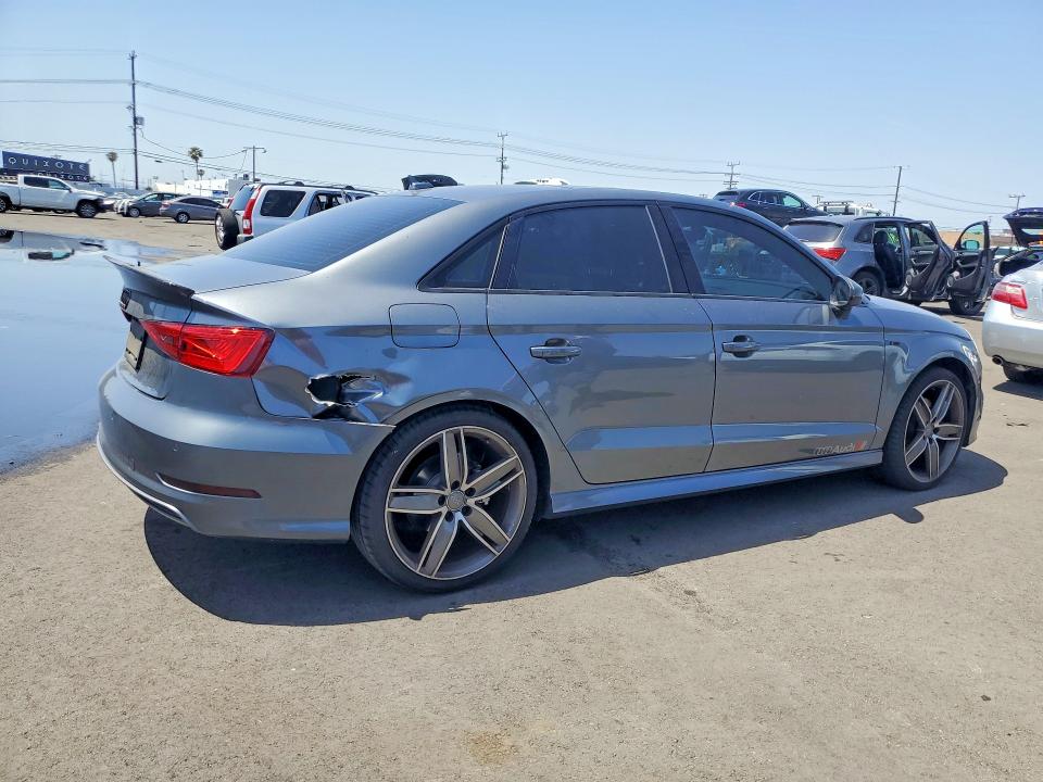2016 Audi A3 VIN WAUA7GFF2G1031224 COPART salvage auction — REAR END, Ca - Salvage Certificate, sold $3,400 on 2026-07-08 (photo 3)