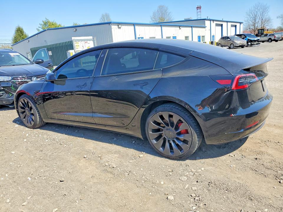 2023 Tesla VIN 5YJ3E1EC8PF701565 COPART salvage auction — FRONT END, Md - Cert Of Salvage > 75% Damage, sold $13,100 on 2026-07-06 (photo 2)
