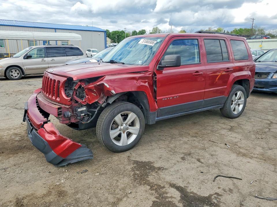 2014 Jeep Liberty (patriot) VIN 1C4NJRFB6ED803377 COPART salvage auction — FRONT END, Pa - Certificate Of Salvage, sold $600 on 2026-07-02 (photo 1)