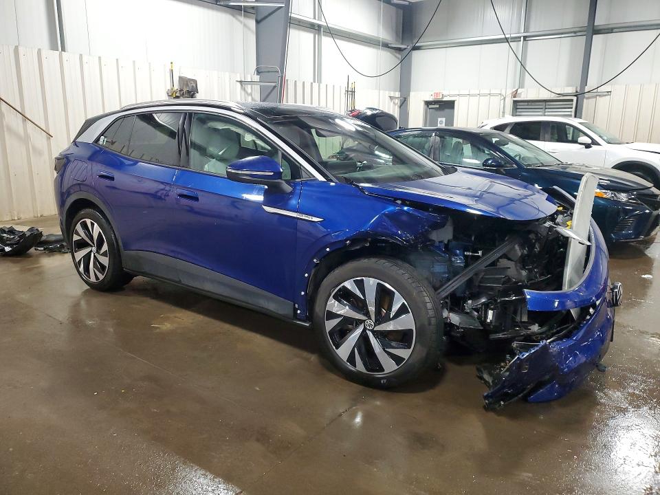 2021 Volkswagen Id.4 VIN WVGUNPE27MP061957 COPART salvage auction — FRONT END, Mn - Cert Of Title-Salvage, sold $6,400 on 2026-08-11 (photo 4)