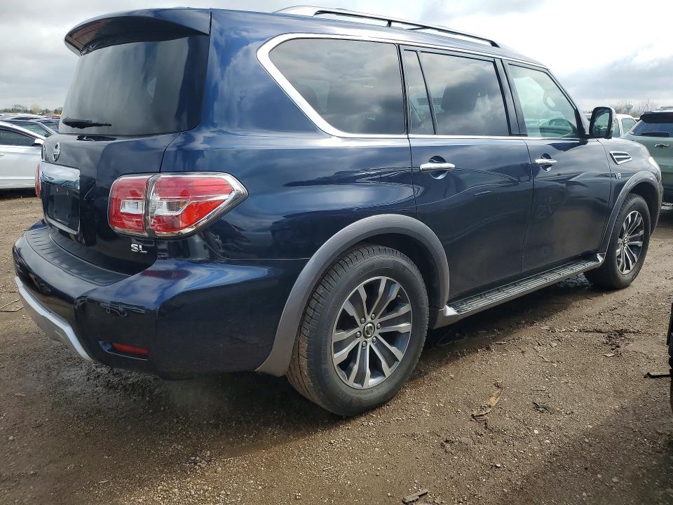2018 Nissan Armada VIN JN8AY2NC3J9550953 COPART salvage auction — MECHANICAL, Il - Cert Of Title-Corrected, sold $10,500 on 2026-07-23 (photo 3)