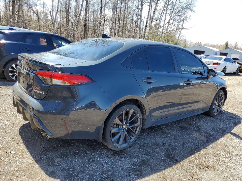 2023 Toyota Corolla VIN JTDBDMHE0P3004000 COPART salvage auction — FRONT END, On - Permit Salvage, sold $8,600 on 2026-07-28 (photo 3)