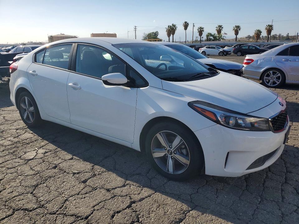 2018 Kia Forte VIN 3KPFL4A71JE218395 COPART salvage auction — REAR END, Ca - Salvage Certificate, sold $2,050 on 2026-07-09 (photo 4)