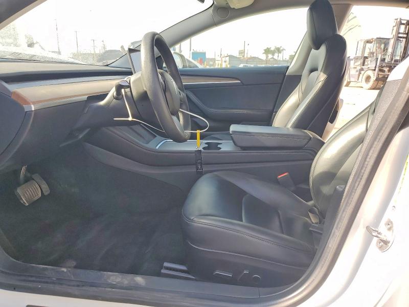 2021 Tesla Model 3 VIN 5YJ3E1EAXMF090299 COPART salvage auction — FRONT END, Ca - Salvage Certificate, sold $5,500 on 2026-07-13 (photo 7)