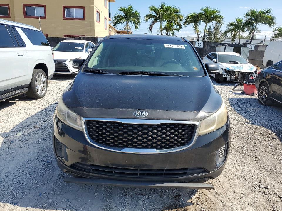 2016 Kia SEDONA VIN KNDMB5C15G6157236 COPART salvage auction — MINOR DENT/SCRATCHES, Fl - Certificate Of Title, sold $925 on 2026-07-17 (photo 5)