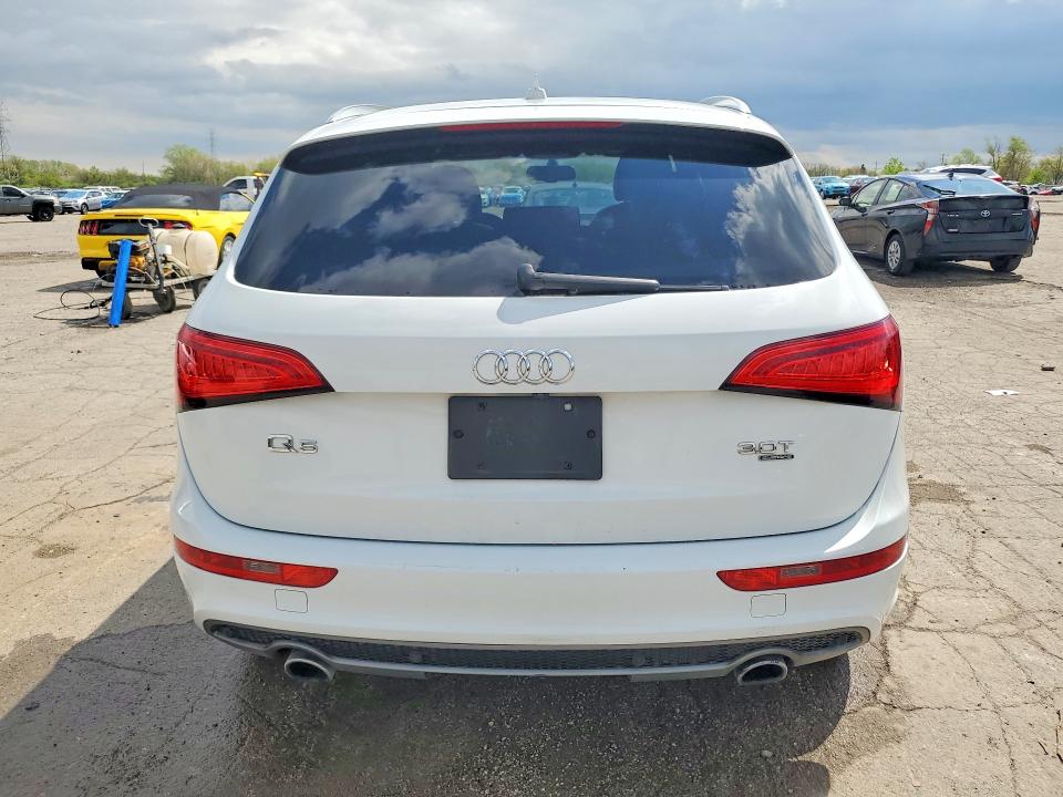 2014 Audi Q5 VIN WA1DGAFP8EA054715 COPART salvage auction — VANDALISM, Il - Salvage Certificate, sold $2,500 on 2026-07-29 (photo 6)