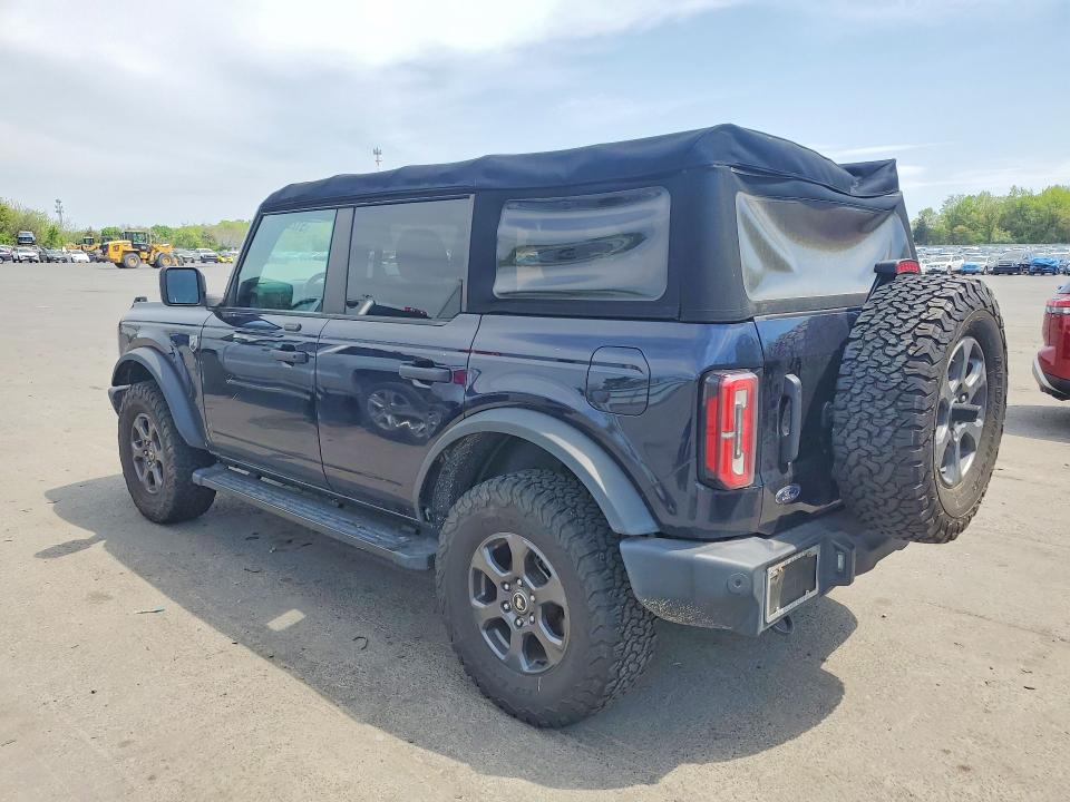 2021 Ford Bronco VIN 1FMDE5BH6MLA90841 COPART salvage auction — MINOR DENT/SCRATCHES, Wv - Salvage Certificate, sold $14,000 on 2026-07-09 (photo 2)