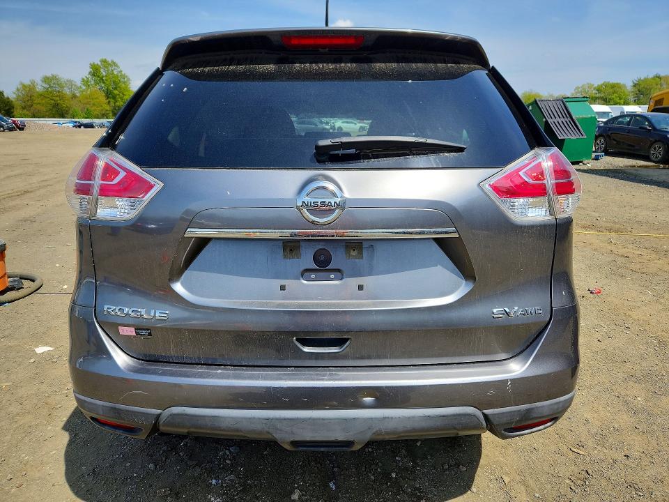 2015 Nissan Rogue VIN KNMAT2MVXFP520672 COPART salvage auction — FRONT END, NJ, sold $375 on 2026-07-08 (photo 6)