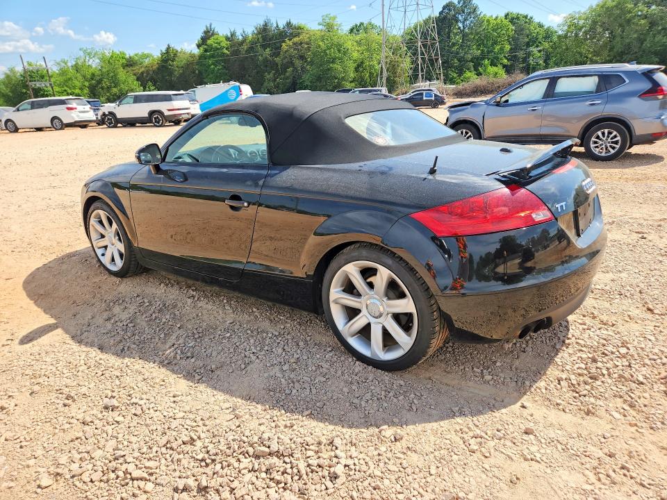2008 Audi Tt VIN TRUNF38J781049114 COPART salvage auction — UNDERCARRIAGE, Nc - Salvage Certificate Of Title, sold $1,200 on 2026-07-27 (photo 2)