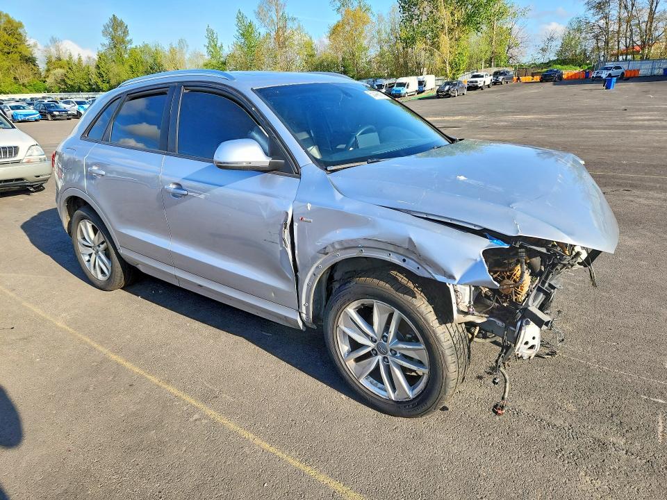 2018 Audi Q3 VIN WA1BCCFS6JR016236 COPART salvage auction — FRONT END, Az - Certificate Of Title, sold $1,850 on 2026-07-20 (photo 4)