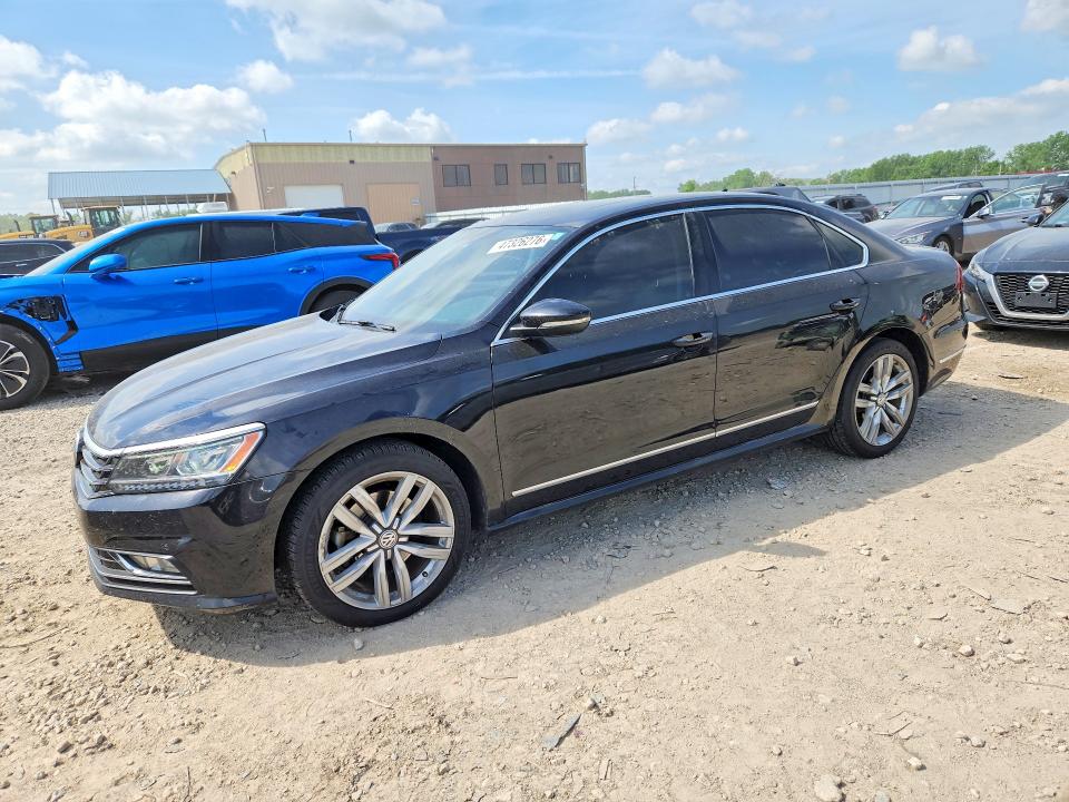 2017 Volkswagen Passat VIN 1VWGT7A36HC077907 COPART salvage auction — HAIL, Ks - Cert Of Title-Salvage, sold $3,000 on 2026-07-09 (photo 1)