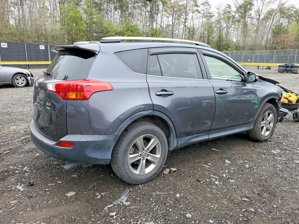 2015 Toyota Rav 4 VIN JTMRFREV6FD117744 COPART salvage auction — FRONT END, Md - Cert Of Salvage > 75% Damage, sold $4,550 on 2026-07-24 (photo 3)