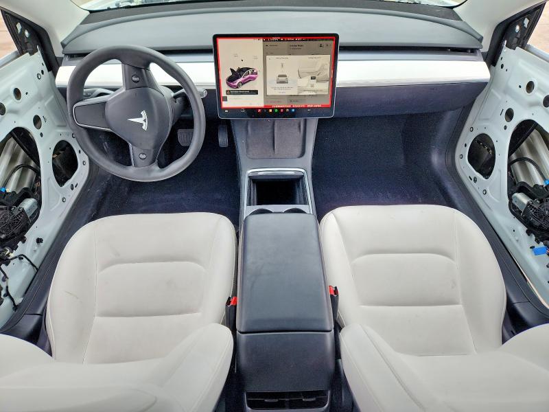 2022 Tesla Model 3 VIN 5YJ3E1EB8NF270259 COPART salvage auction — FRONT END, Tx - Certificate Of Title, sold $13,900 on 2026-07-02 (photo 8)